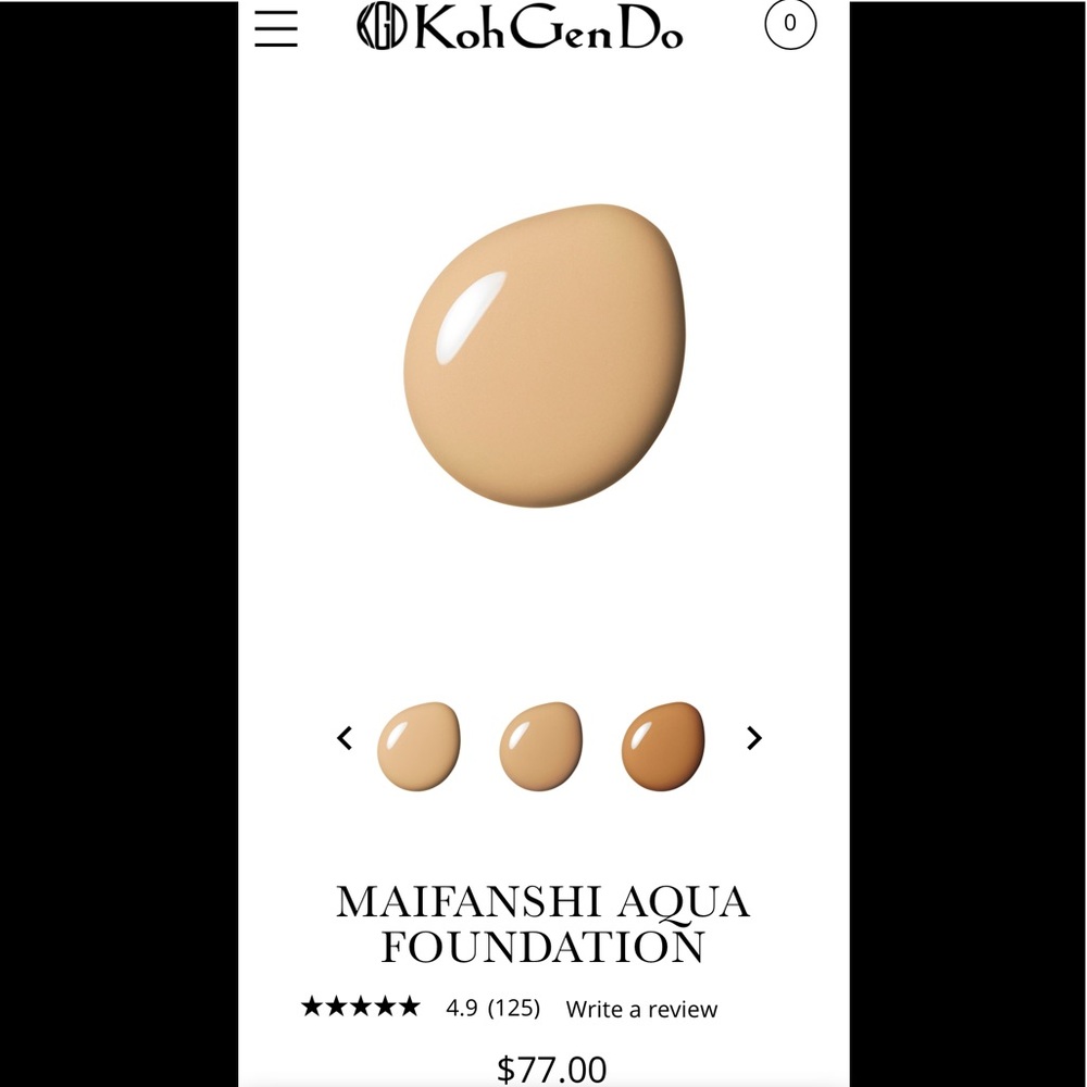 Ko Gen Do Aqua Foundation - Picture 2 of 4